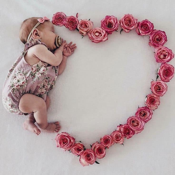 Baby's First Valentine's Day Photo Ideas