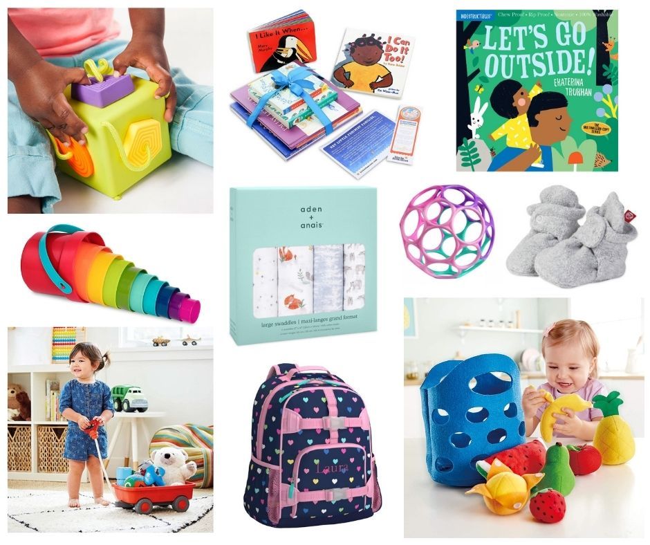 selection of the best baby gifts for kids under one