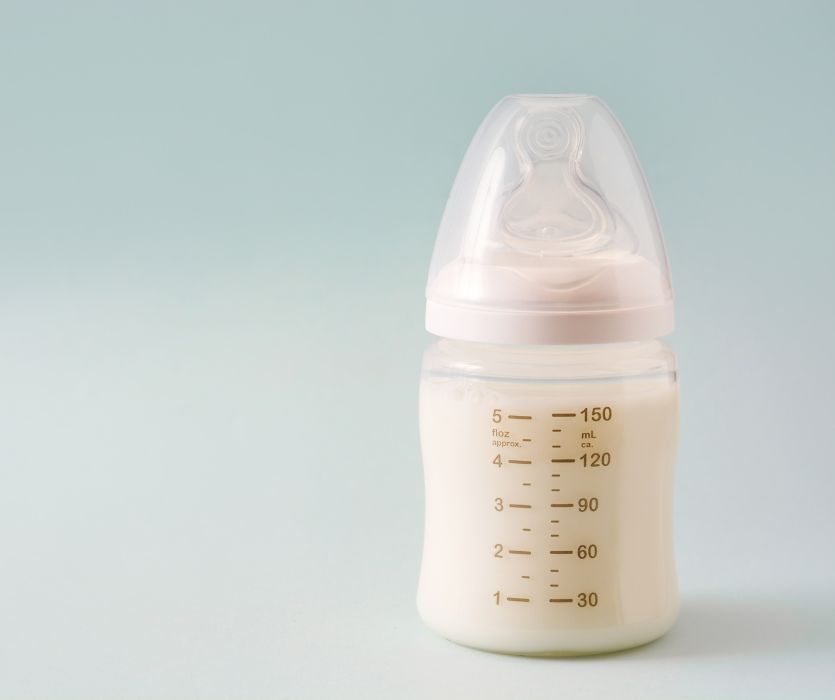 bottle of breast milk that smells gross