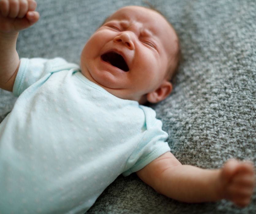 crying newborn baby