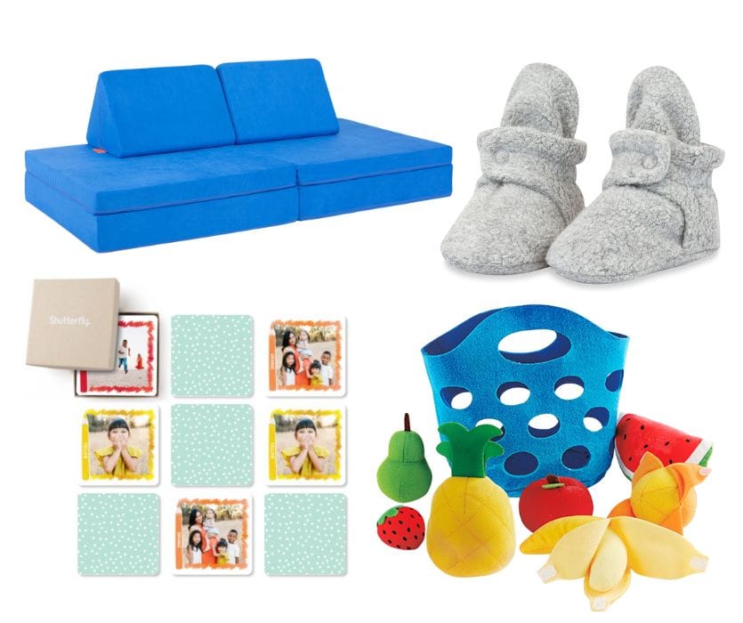 selection of the best baby gifts for kids under one