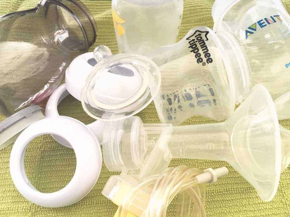 pump parts - best way for cleaning breast pump