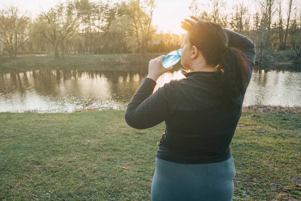 woman standing outside with a restored sense of self