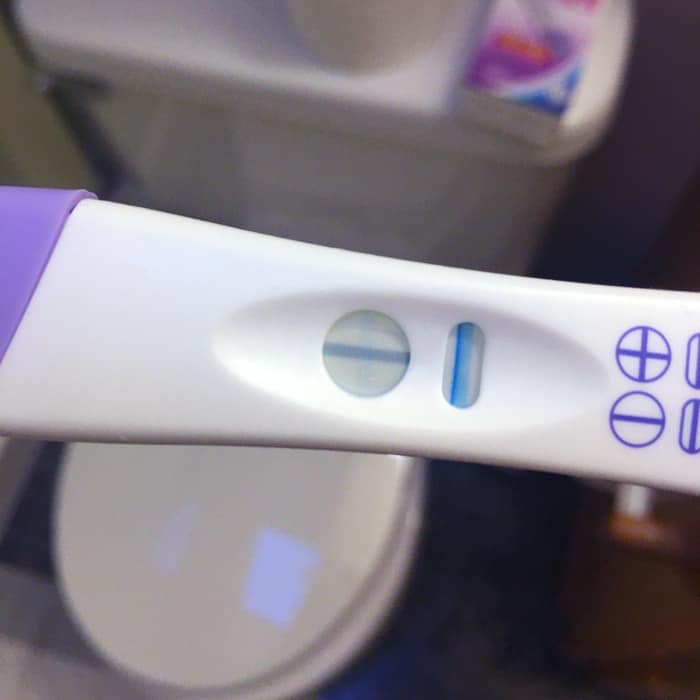 evap lines on a pregnancy test