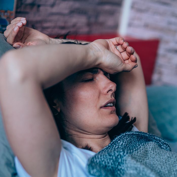 woman suffering with Hyperemesis Gravidarum