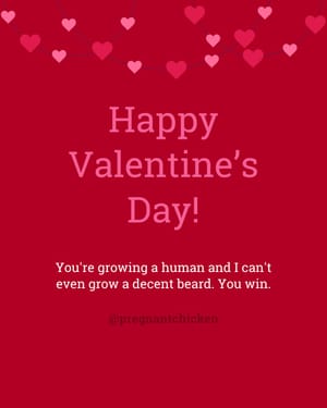 Valentine's Day Notes for Pregnant Women